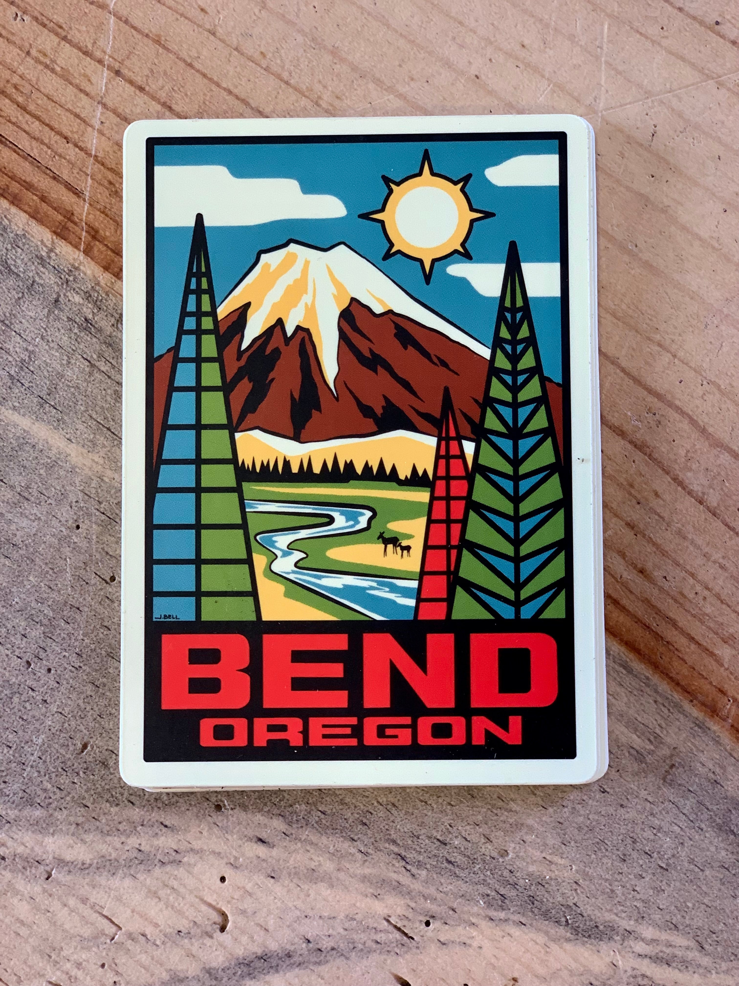 Bend Sticker